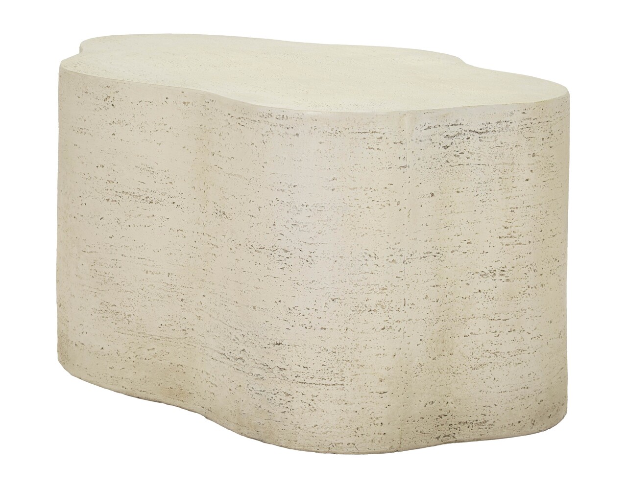 Masuta de cafea, Mauro Ferretti, Cloud, 92.5x54.8x40 cm, utilizare interior / exterior,  oxid de magneziu, crem - view 7