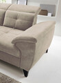 Coltar extensibil stanga 5 locuri ELTAP, LT-20RAQ, Inferne, 297x210x107 cm, lemn/poliester, bej deschis