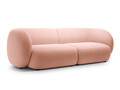 Canapea modulara 4 locuri, Kate, Micadoni, 243x99x76 cm, catifea, roz