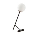 Lampa de masa, Tatum, 584TTM1716, Metal, Alb/Negru