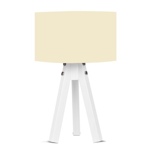 Lampa casa parasio, 25x25x45 cm, 1 x e27, 60 w, crem/alb