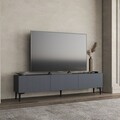 Comoda TV, Odessa, Oscar, 180x45x31.4 cm, Antracit