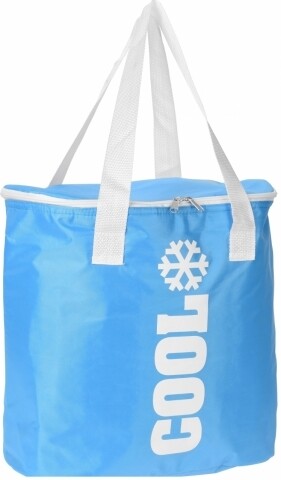 Geanta termoizolanta, 24L, Cool Blue, poliester, albastru/alb