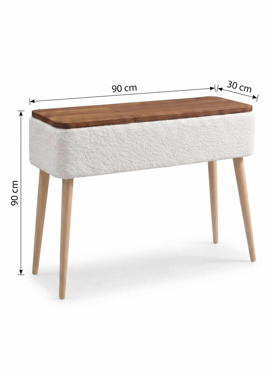 Bufet, Hanah Home, Sole, 90x90x30 cm, Alb — imaginea 3