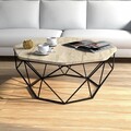 Masuta de cafea, Hommy Craft, Diamond, Travertin