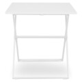 Set 2 scaune si masa pliabile, Breeze, L.70 l.70 H.75 cm, aluminiu, alb
