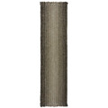 Covor cu 2 fete Jute Ombre Grey, Flair Rugs, 60x230 cm, iuta/poliester/lana, gri