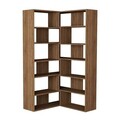 Corp biblioteca, Decortie, Molly N.4, 157.5x178.5x30 cm, Stejar