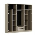 Dulap pentru haine, Hanah Home, Lorin, 214x210x52 cm, Beirut