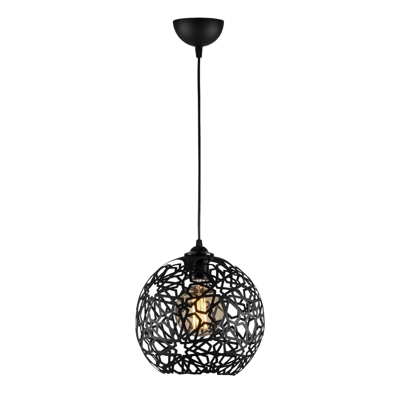 Lustra Seljuk, Maison In Design, Ø25 Cm, 1 X E27, 100W, Negru