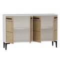 Consola, Odessa, Stria, 120x30x75 cm, PAL, Stejar alb / safir