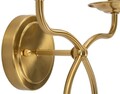 Aplica de perete Zagreb, Mauro Ferretti, 2 x E14, 20W, 35.5x17x43 cm, fier, auriu/alb
