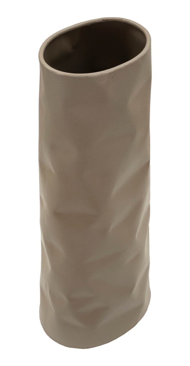 Vaza decorativa, Mauro Ferretti, Norimberga, 16x20x50 cm, fier, crem - view 4