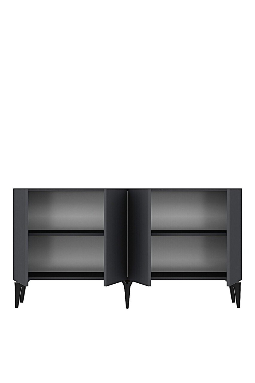 Consola, Hanah Home, Lipa 150, 125x75x32 cm, Antracit — imaginea 6