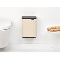 Cos de rufe, Brabantia, Bo Small, 7 L, 20.7x24.2x31.7 cm, otel, bej