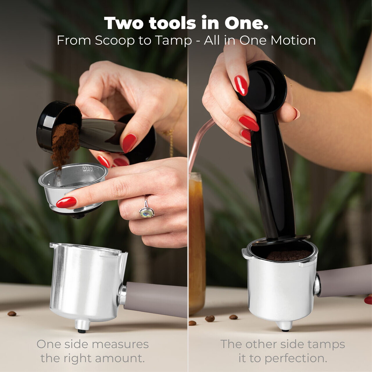 Espressor 3 in 1 Berlinger Haus, Taupe Nordic, 950W, 23x26.5x30.5 cm, inox, taupe mat/natur - view 5