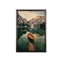 Tablou decorativ, Serenity, Lemn, Lemn, Multicolor