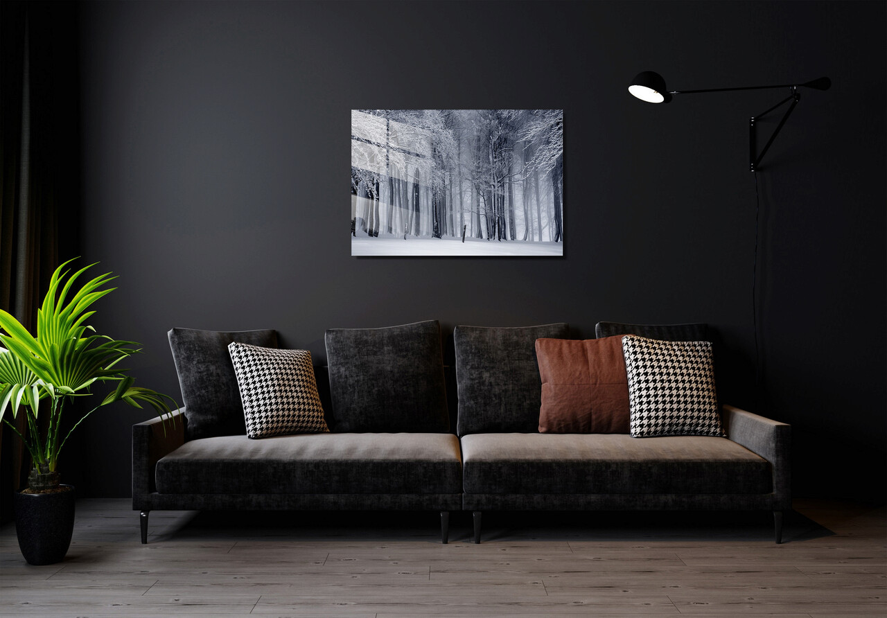Tablou decorativ, 1164, Sticla temperata, 30 x 45 cm, Multicolor - 1 | YEO