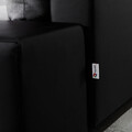 Coltar extensibil stanga 4 locuri ELTAP, Ov37, Ottavio, 275x180x85 cm, lemn/poliester, gri deschis/alb
