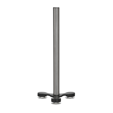 Suport rola servetele Silver, InArt, 14x14x32 cm, aluminiu