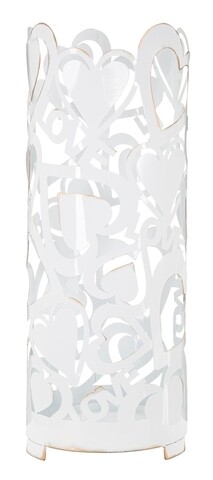 Suport pentrtu umbrele white heart, Ø21x55 cm, fier
