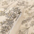 Lenjerie de pat dubla B2 Possa Essentials, Homla, 3 piese, 160x200 cm, bumbac, bej/gri