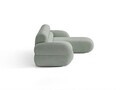 Coltar dreapta 4 locuri, Neo, Micadoni Home, 305x165x83 cm, tesatura Chenille Silencio, albastru muted