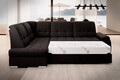 Coltar extensibil stanga 3 locuri ELTAP, LT-22FL, Sado, 272x192x95 cm, lemn/poliester, maro inchis