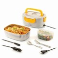 Caserola electrica pentru birou si masina Lunffi, InnovaGoods, 1.05 L, 60W, 23.5 x 17 x 10.5 cm