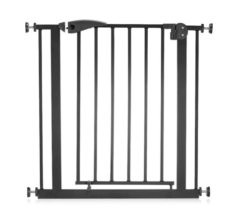 Poarta de siguranta pentru copii, Baby Safety Door, 76×80 cm, Metal, Negru mezoni.ro