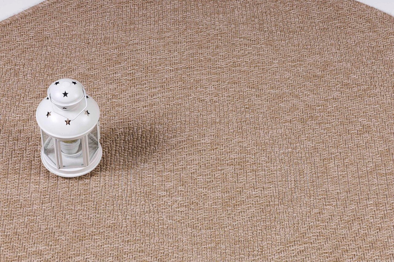 Covor, 08866A, 120x120 cm, Polipropilena, Crem - 3 | YEO