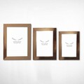 Set 3 rame foto, 3IAFC1024, Plastic, Auriu
