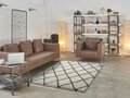 Covor, Samira 04 White, 200 x 290 cm, 100% poliester, alb/gri