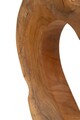 Sculptura decorativa Hasi, Mauro Ferretti, 28x10x38 cm, tec reciclat, lucrat manual, model unicat, maro