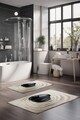 Set covorase de baie, Cartwright, CT-5175, Poliester, Multicolor