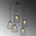 Lustra, Opviq, 892OPV1495, Metal, Negru