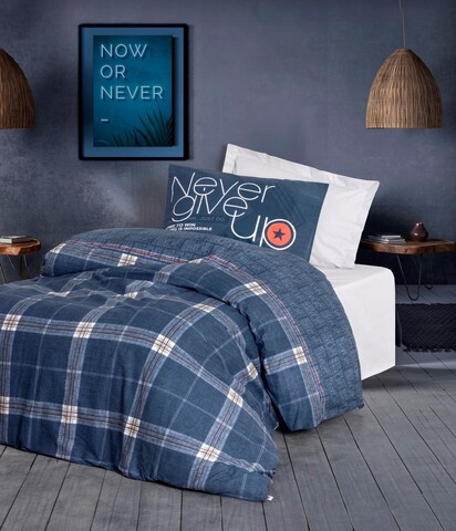 Lenjerie de pat pentru o persoana Young, L'essentiel Maison, Given, Gri