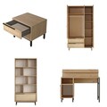 Set dormitor pentru copii, Locelso, ON25-SU, Stejar