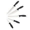 Set 5 cutite + suport B2 Skat Essentials, Homla, inox, negru