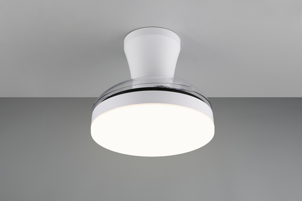 Plafoniera cu ventilator Tampere, RL, 30x22 cm, 24W, 1x SMD, metal/plastic, alb - view 3