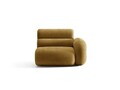 Modul canapea dreapta 1 loc, Neo, Micadoni Home, 110x100x83 cm, tesatura Chenille, galben mustar