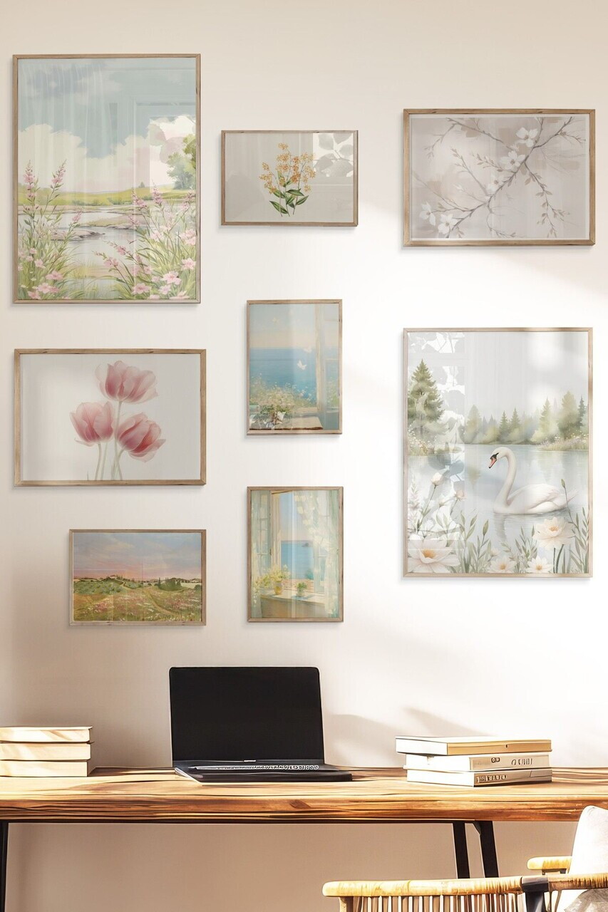 Tablou decorativ, Çgs-053-Wooden-Kck, Lemn masiv, Față: 100% PVC STICLĂ, Multicolor - view 3