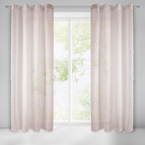 Perdea Eurofirany, Liwia, 140×250 cm, poliester, roz Eurofirany