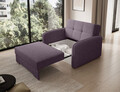 Canapea extensibila 1 loc, ELTAP, Laine, 102x109x84 cm, lemn/poliester, mov