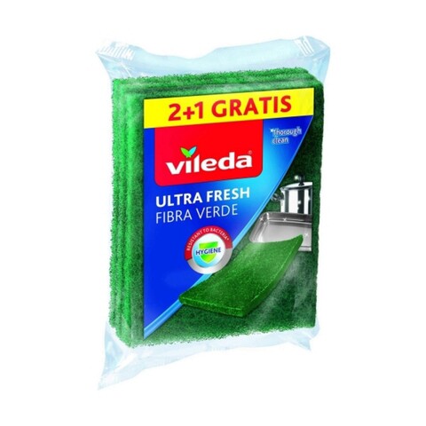 Set 3 bureti pentru vase, vileda, fibra