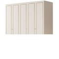 Dulap pentru haine, Rabi, Rb-082, 175x180x52 cm, Alb mat
