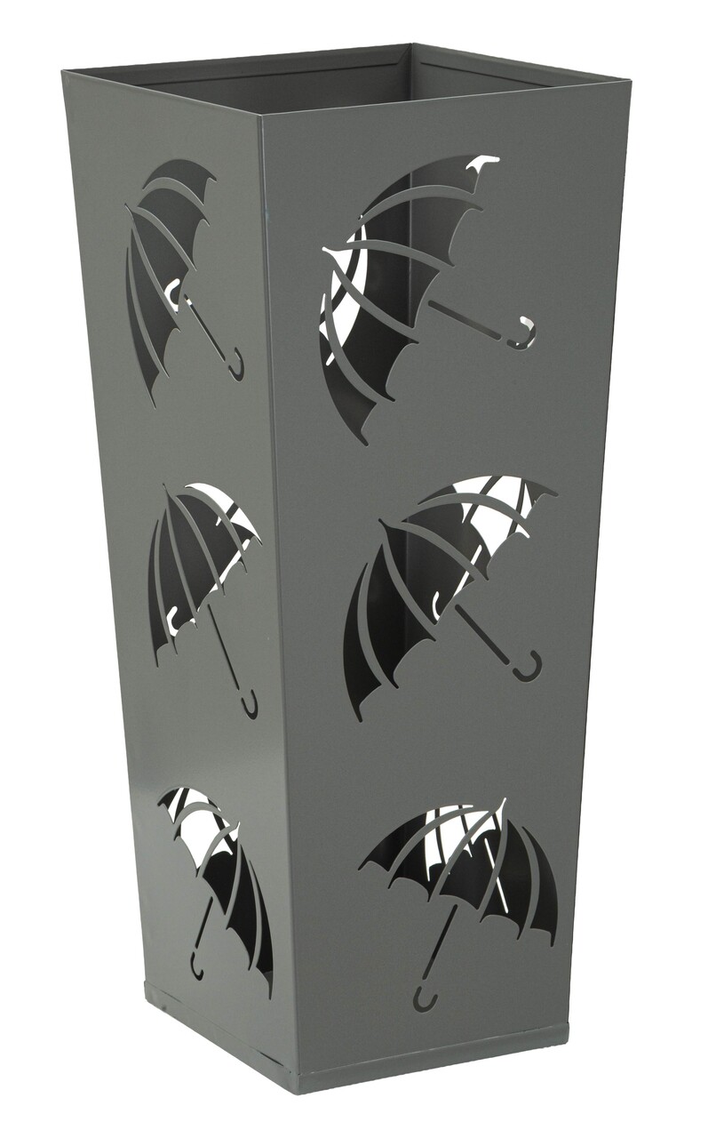 Suport pentru umbrele, Mauro Ferretti, Holder -A, 19x19x48 cm, metal, gri - imagine 6