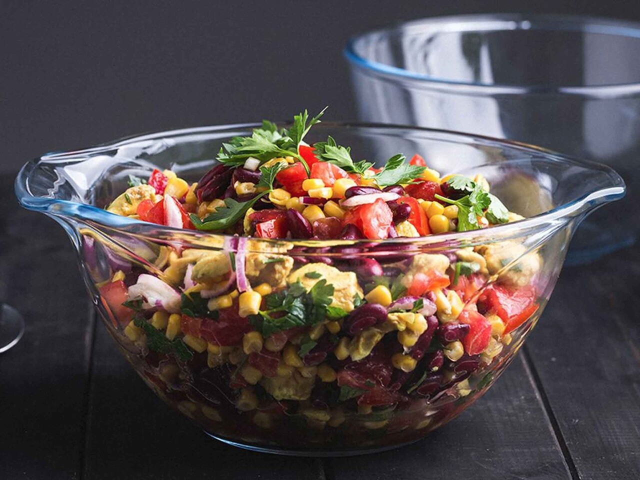 Bol preparare, sticla termorezistenta, 2,7L, "Vintage" - Pyrex - imagine 2