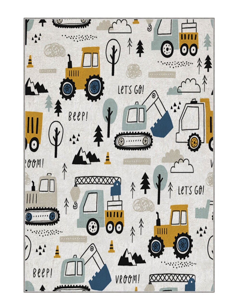 Covor (100 x 140), Cgkids22, 100x140 cm, Multicolor - view 4