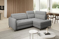 Coltar extensibil dreapta 3 locuri ELTAP, RT-04RAQ, Barea, 208x160x100 cm, lemn/poliester, gri deschis